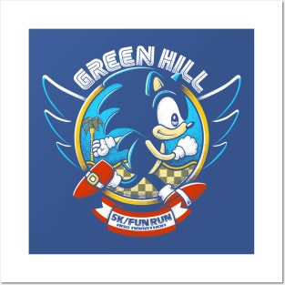 Green Hill Zone 5k Posters and Art